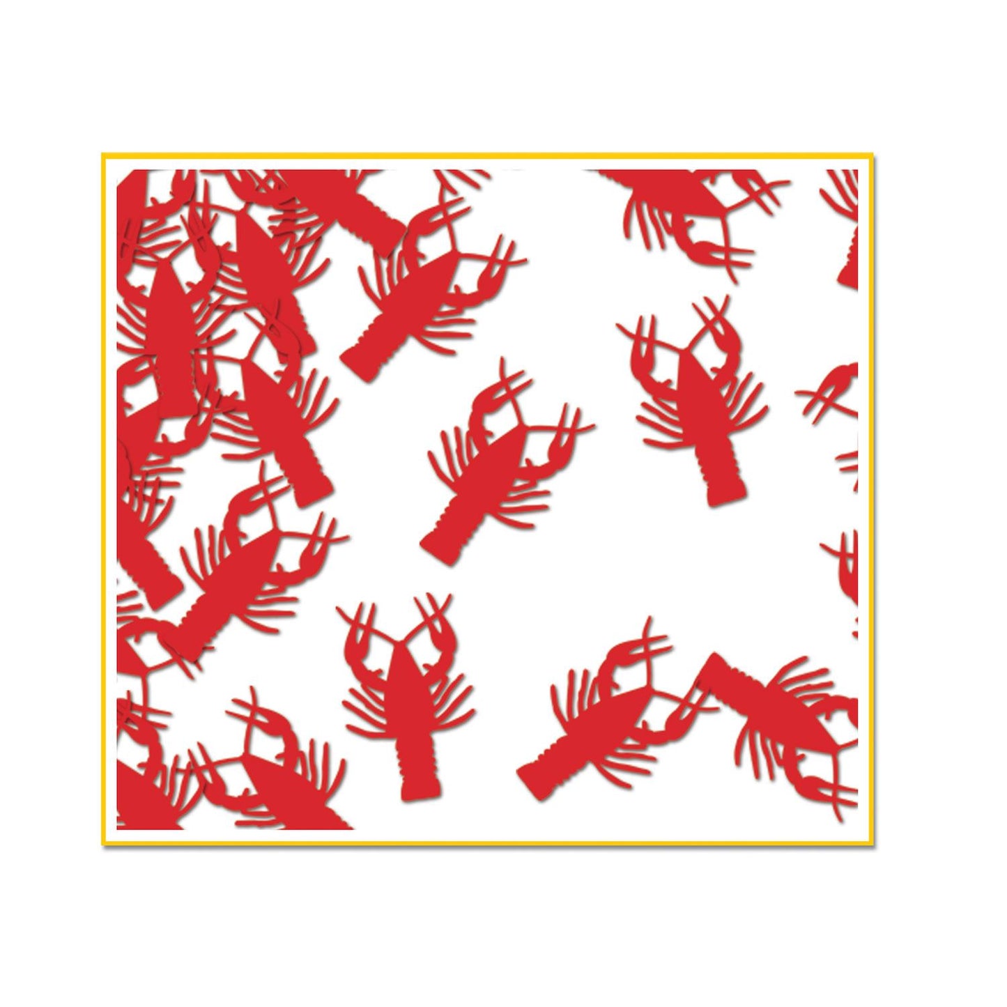 Beistle Crawfish Confetti - Mardi Gras | Party Supply | Decoration