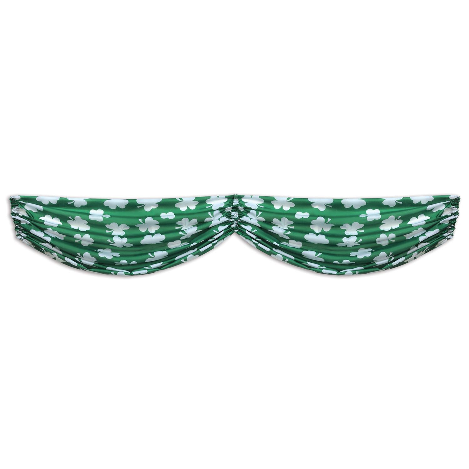 Beistle Shamrocks Fabric Bunting - St. Patricks | Party Supply | Decoration