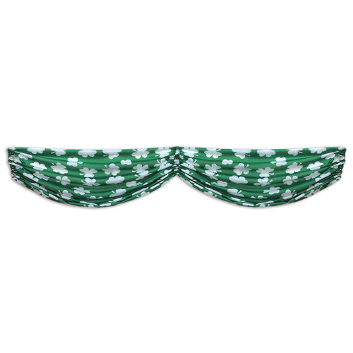 Beistle Shamrocks Fabric Bunting - St. Patricks | Party Supply | Decoration