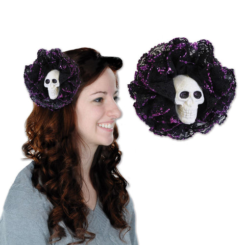 Beistle Skull Hair Clip - Halloween | Party Supply | Decoration