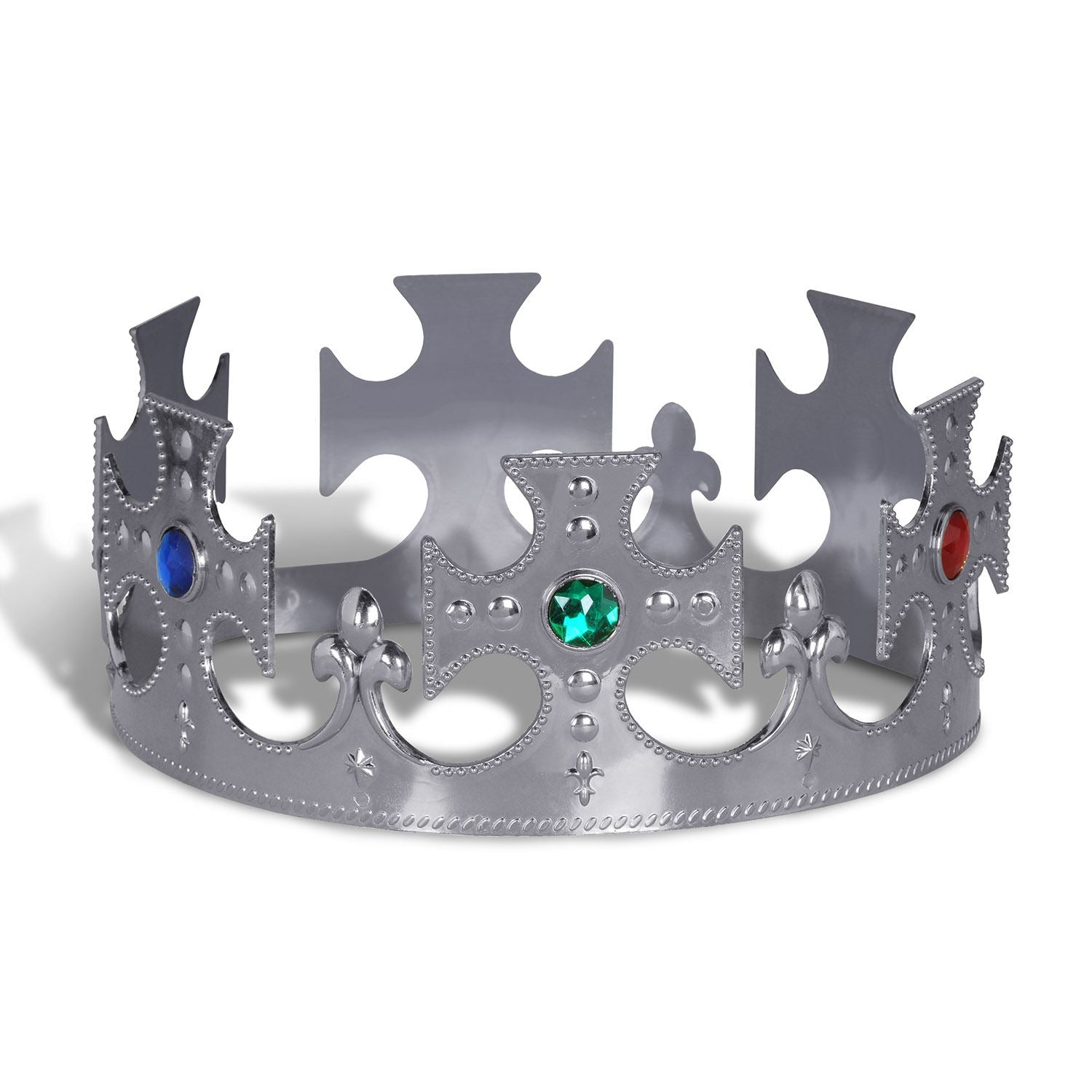 Beistle Plastic Jeweled King's Crown - Mardi Gras | Party Supply | Decoration