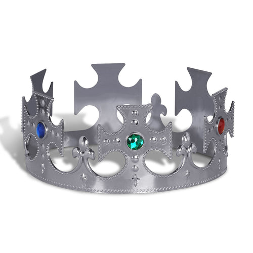 Beistle Plastic Jeweled King's Crown - Mardi Gras | Party Supply | Decoration