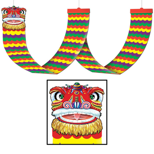 Beistle Chinese Lion Ceiling Decoration - Chinese New Year | Party Supply