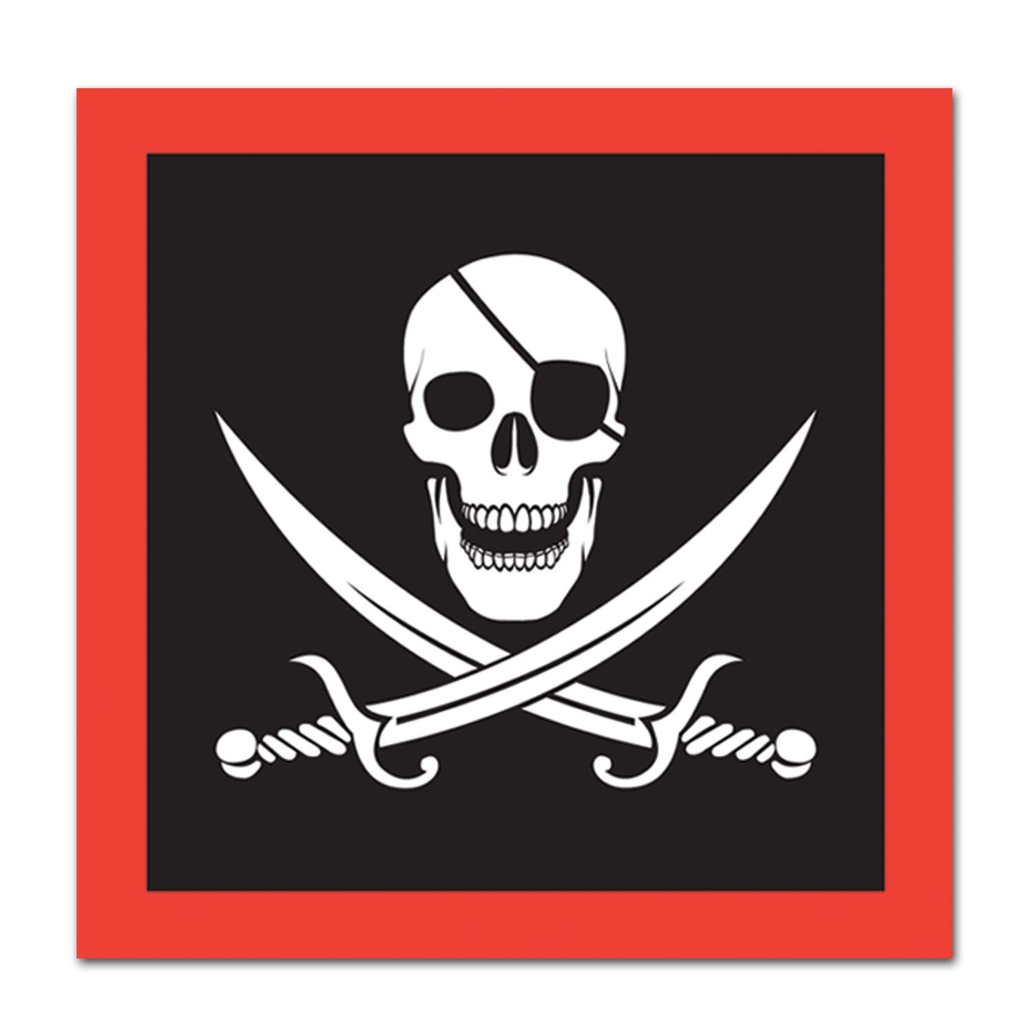 Beistle Pirate Luncheon Napkins | Party Supply | Decoration