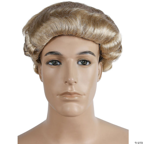 Mens Bargain Colonial Man Wig | Champagne Blonde
