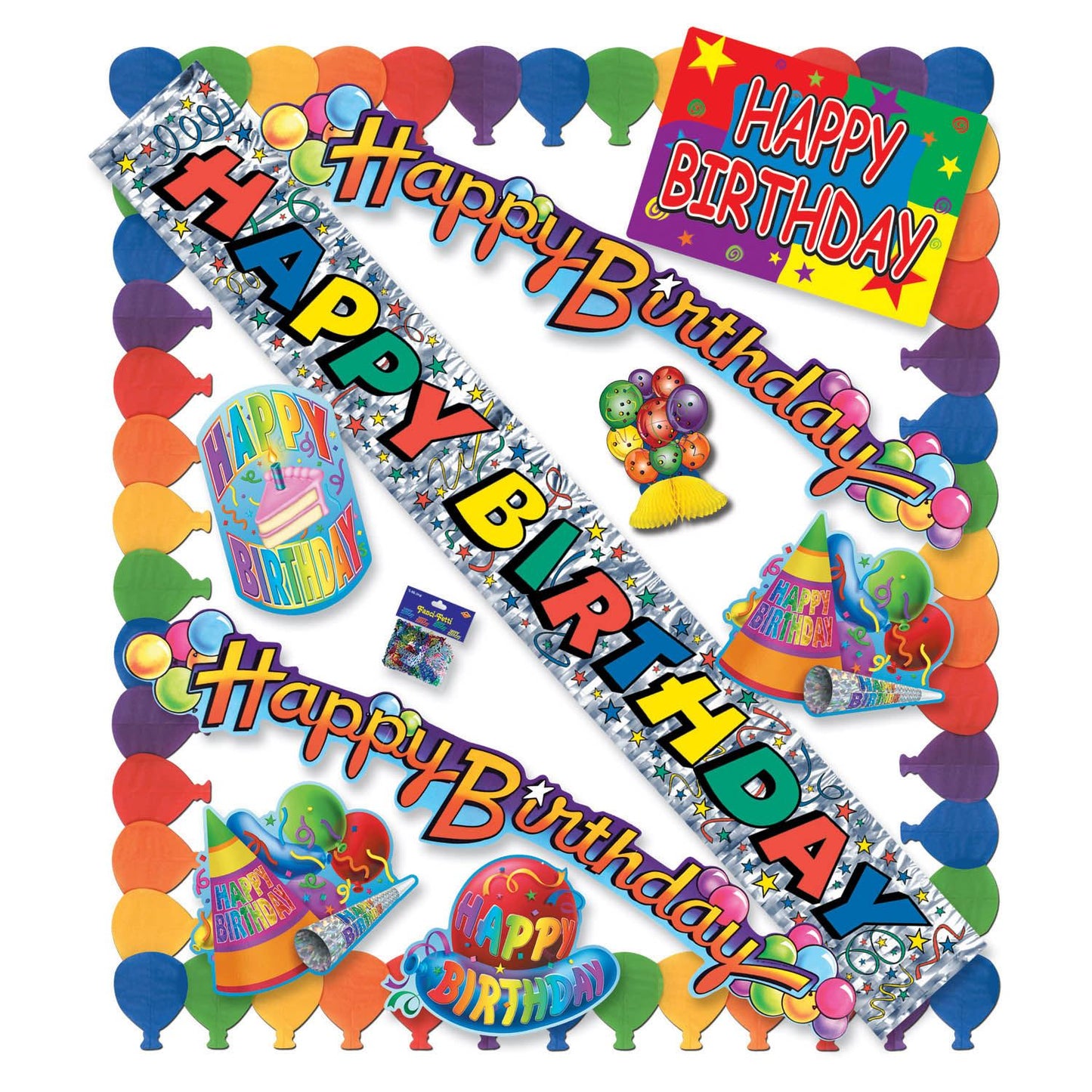 Beistle Happy Birthday Party Kit | Party Supply | Decoration