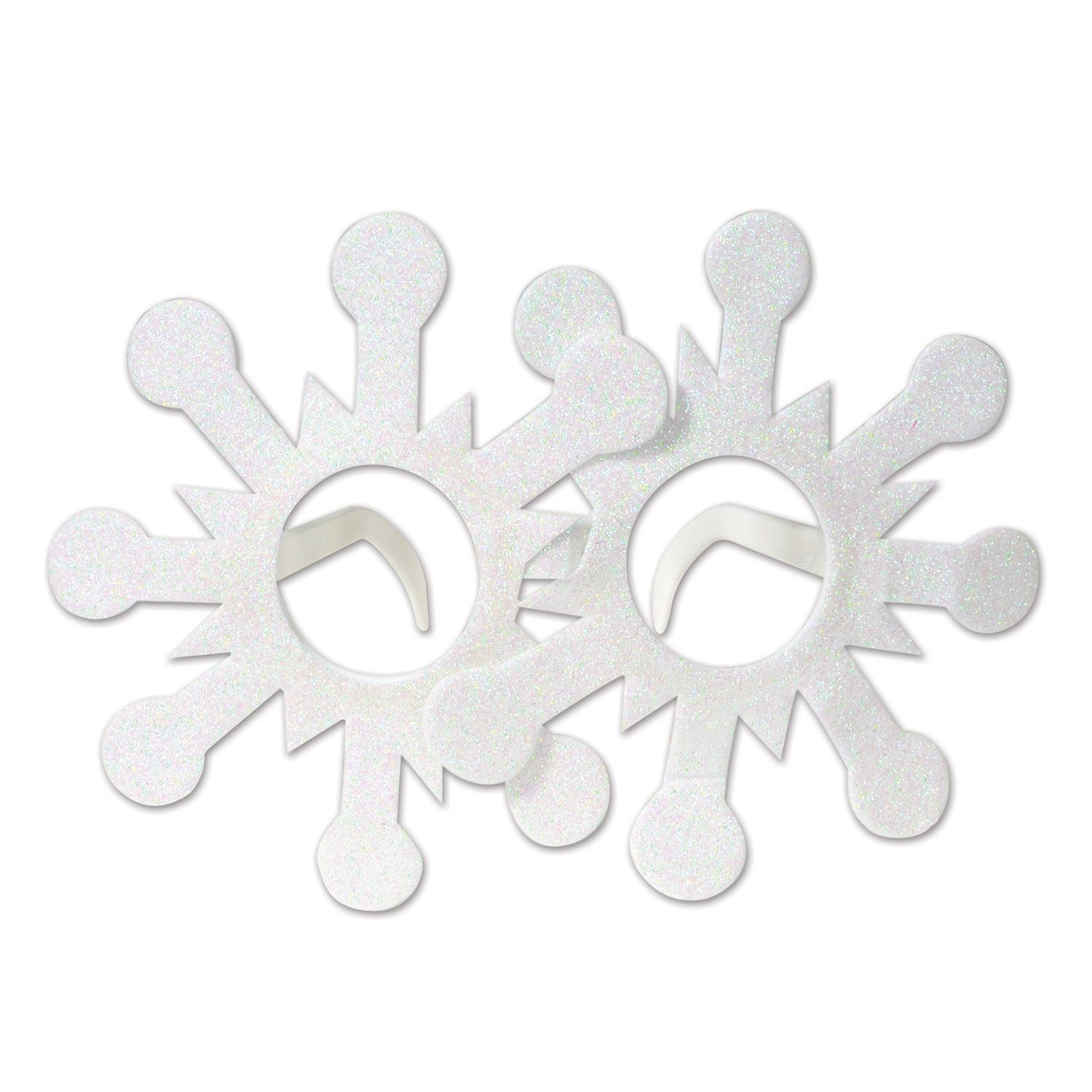 Beistle Glittered Snowflake Glasses - Christmas/Winter | Party Supply