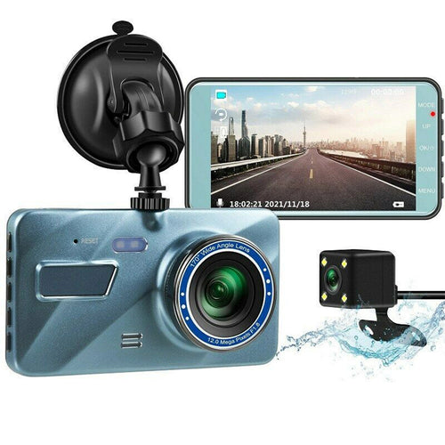 720P Dual Dash Cam Car Camera Recorder Looping Recording Car DVR Driving
