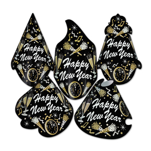 Beistle New Year Tymes Hat Assortment - New Years | Party Supply | Decoration