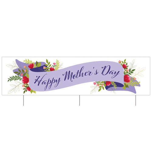 Beistle All Weather Jumbo Happy Mother's Day Yard Sign - Mothers/Fathers Day