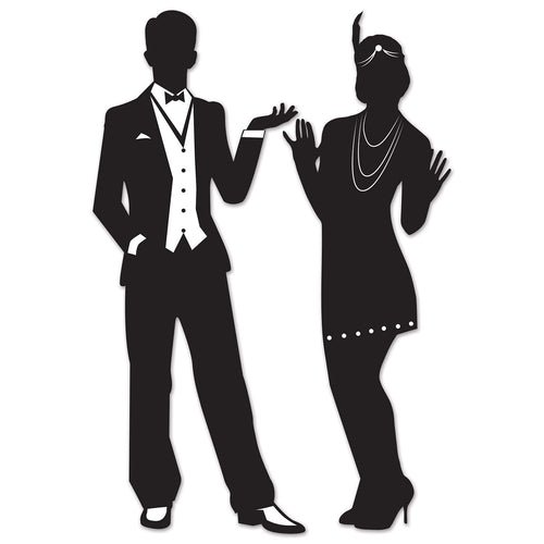Beistle Great 20's Silhouettes | Party Supply | Decoration