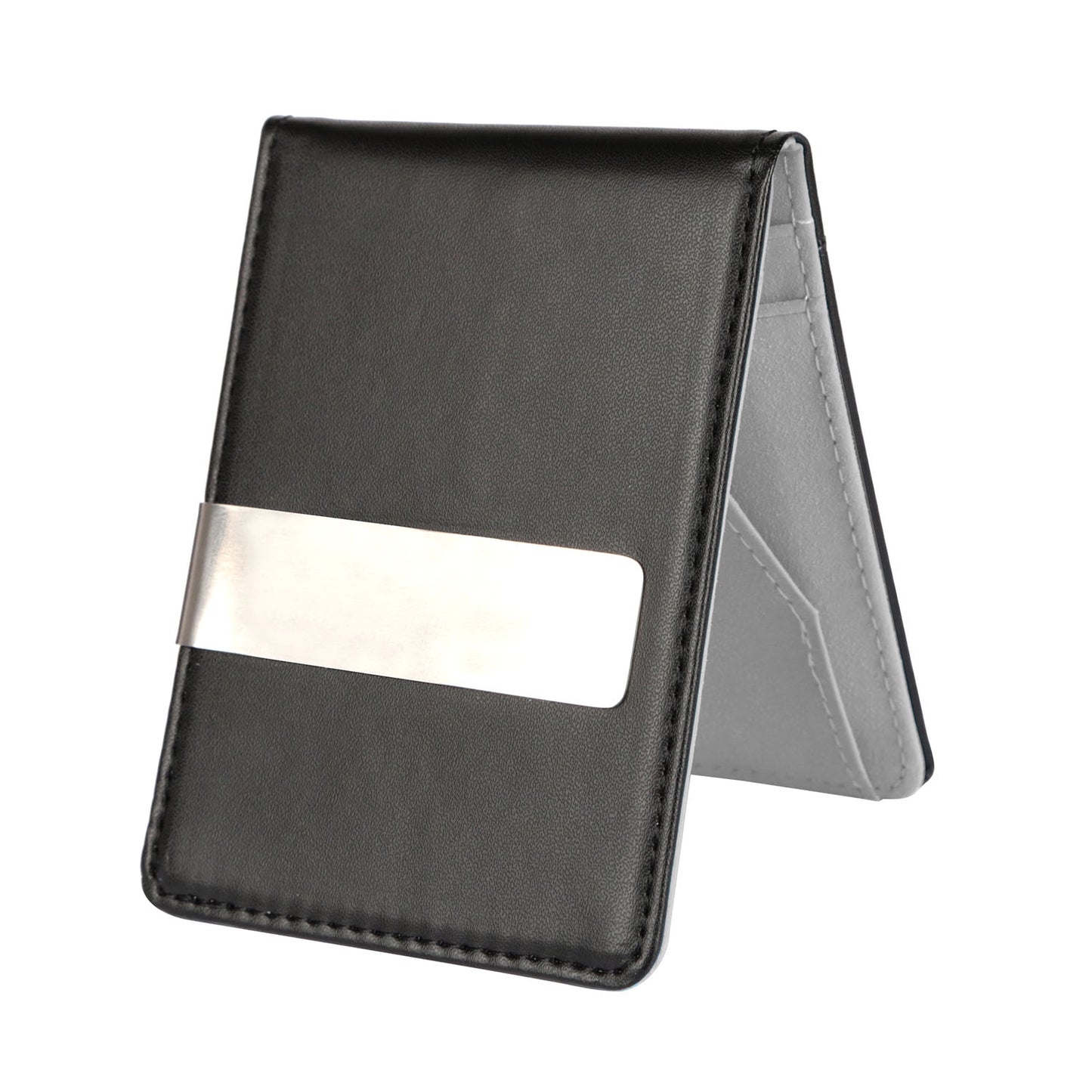 Unisex PU Leather Wallet RFID Blocking Slim Bifold Credit Card Holder with