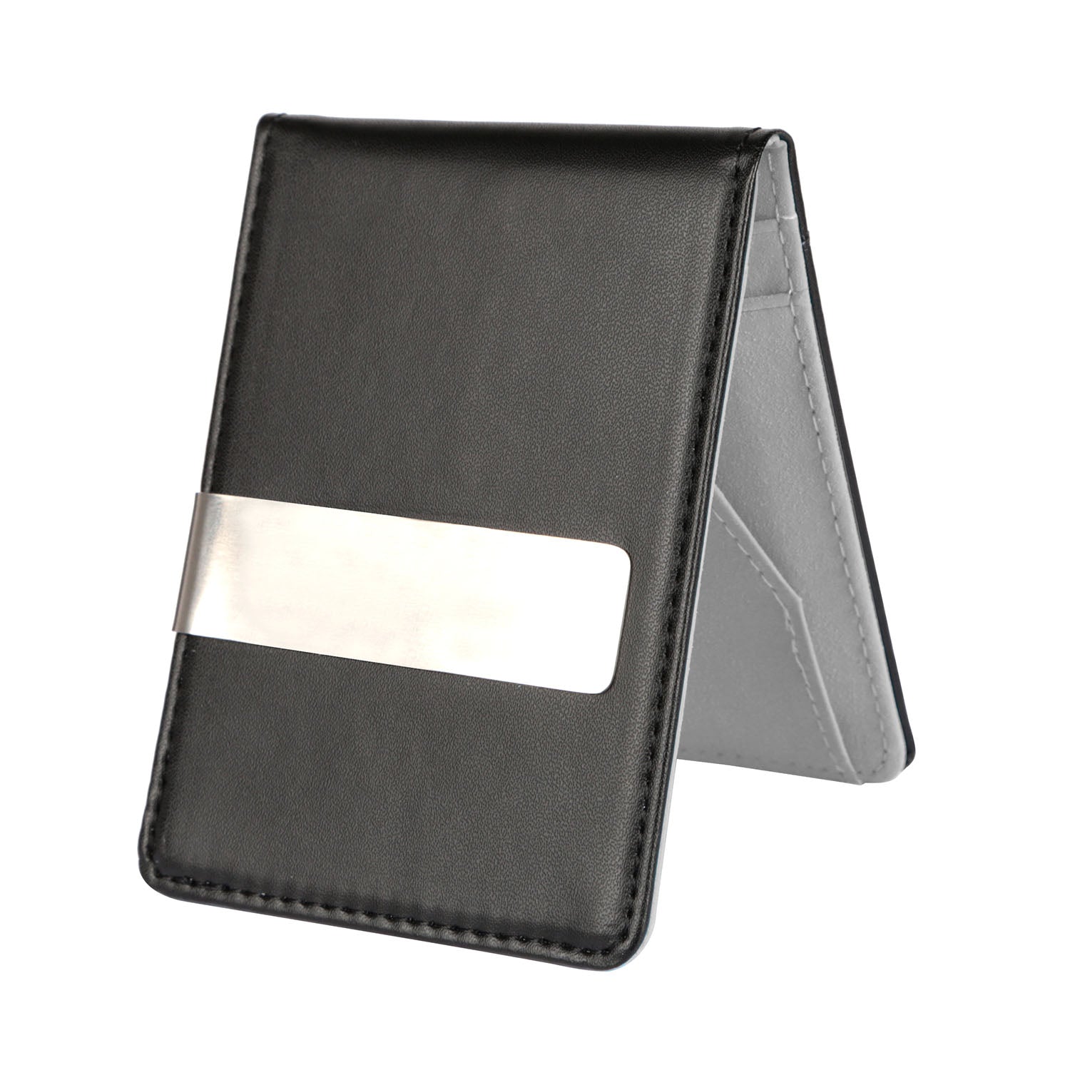 Unisex PU Leather Wallet RFID Blocking Slim Bifold Credit Card Holder with