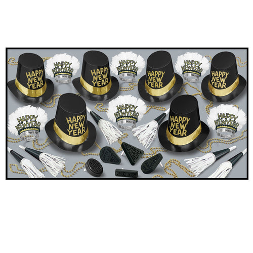 Beistle Midnite Hour New Year Assortment (for 50 people) - New Years | Party