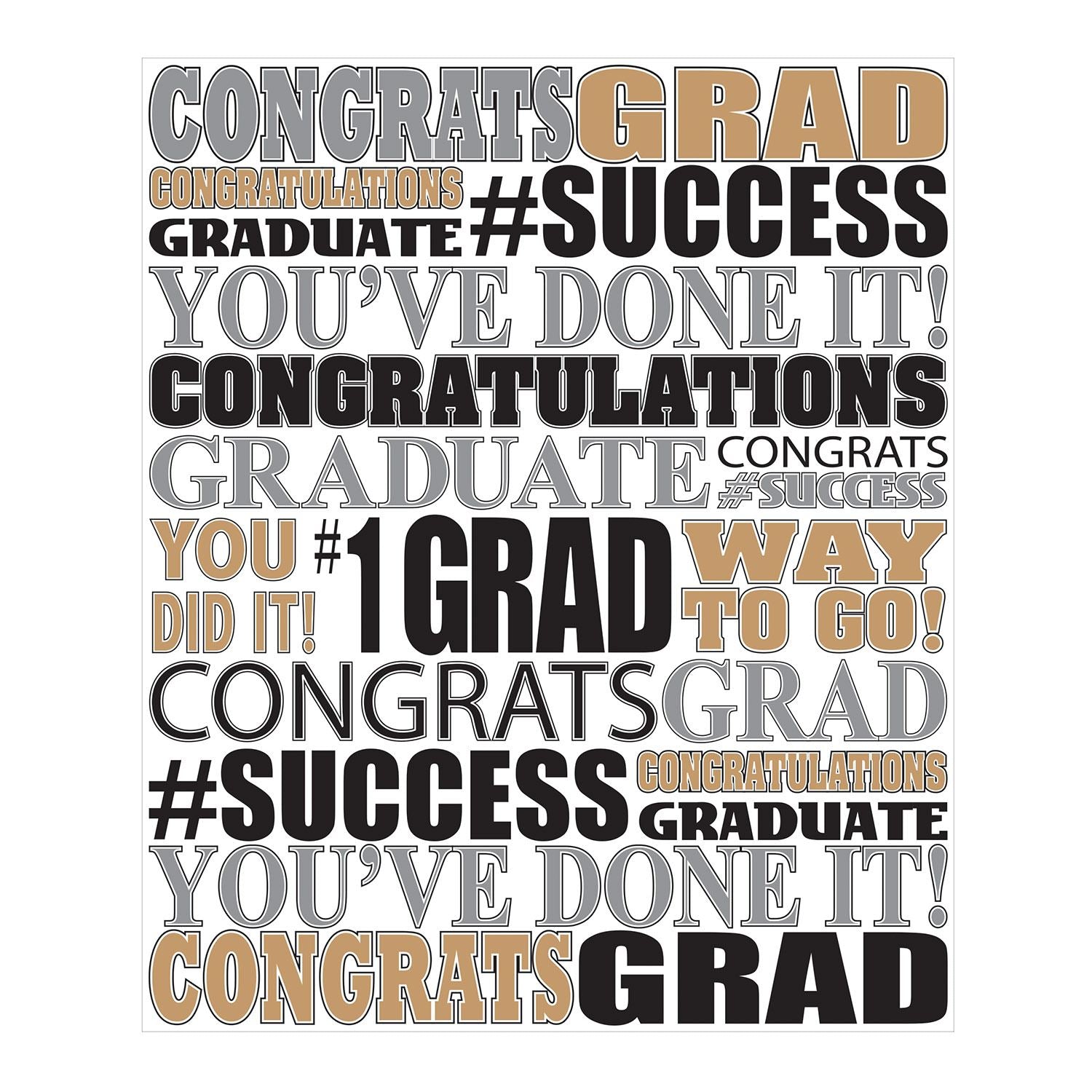 Beistle Graduation Insta-Mural Photo Op | Party Supply | Decoration