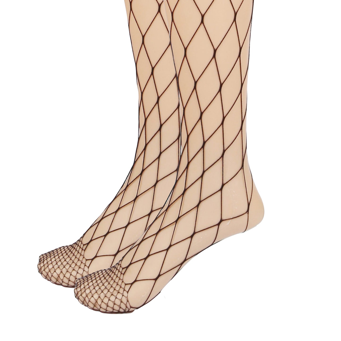 Women Fishnet Tights Sexy High Waist Fishnet Pantyhose Stretchy Mesh Hollow Out