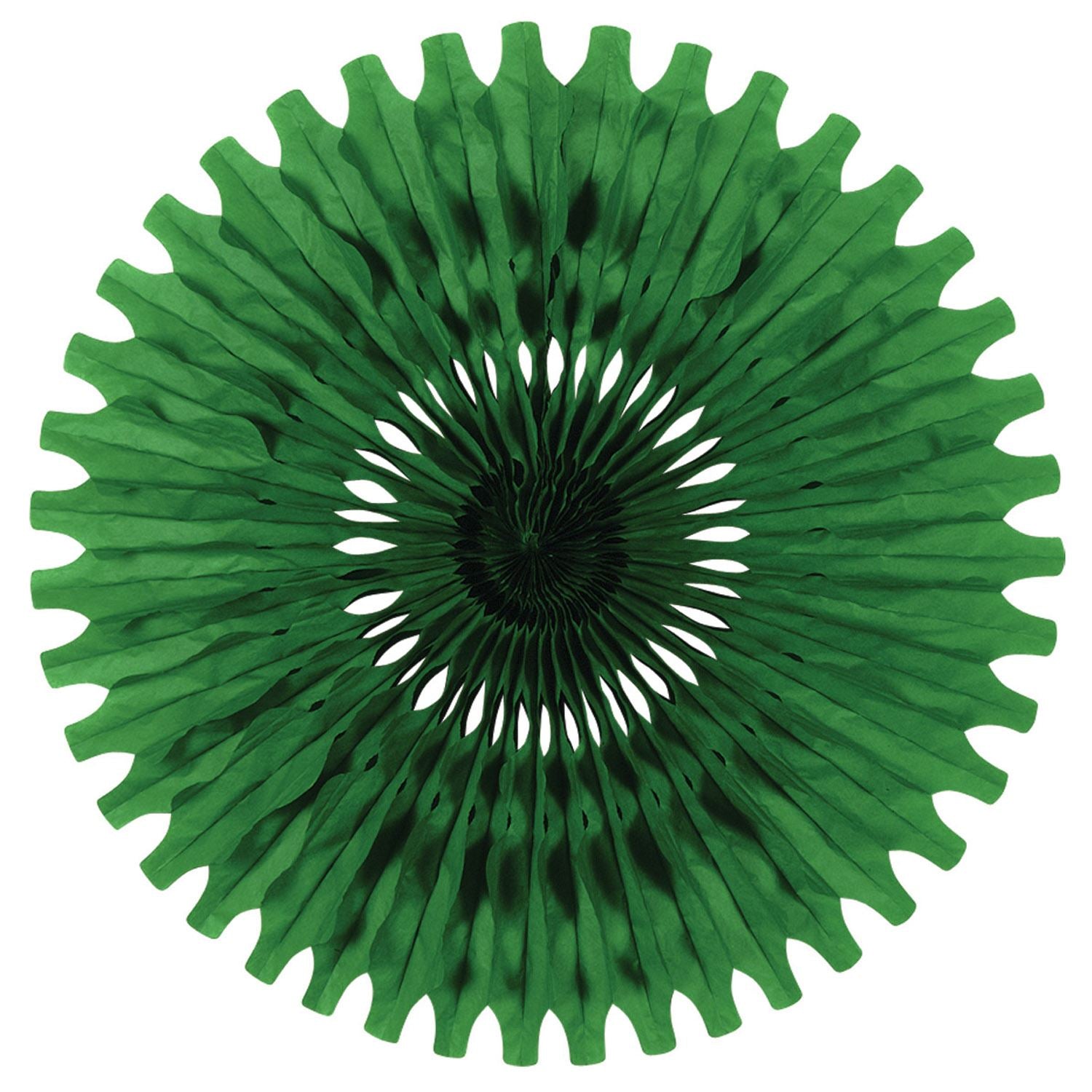 Beistle Green Art-Tissue Fan - General Occasion | Party Supply | Decoration