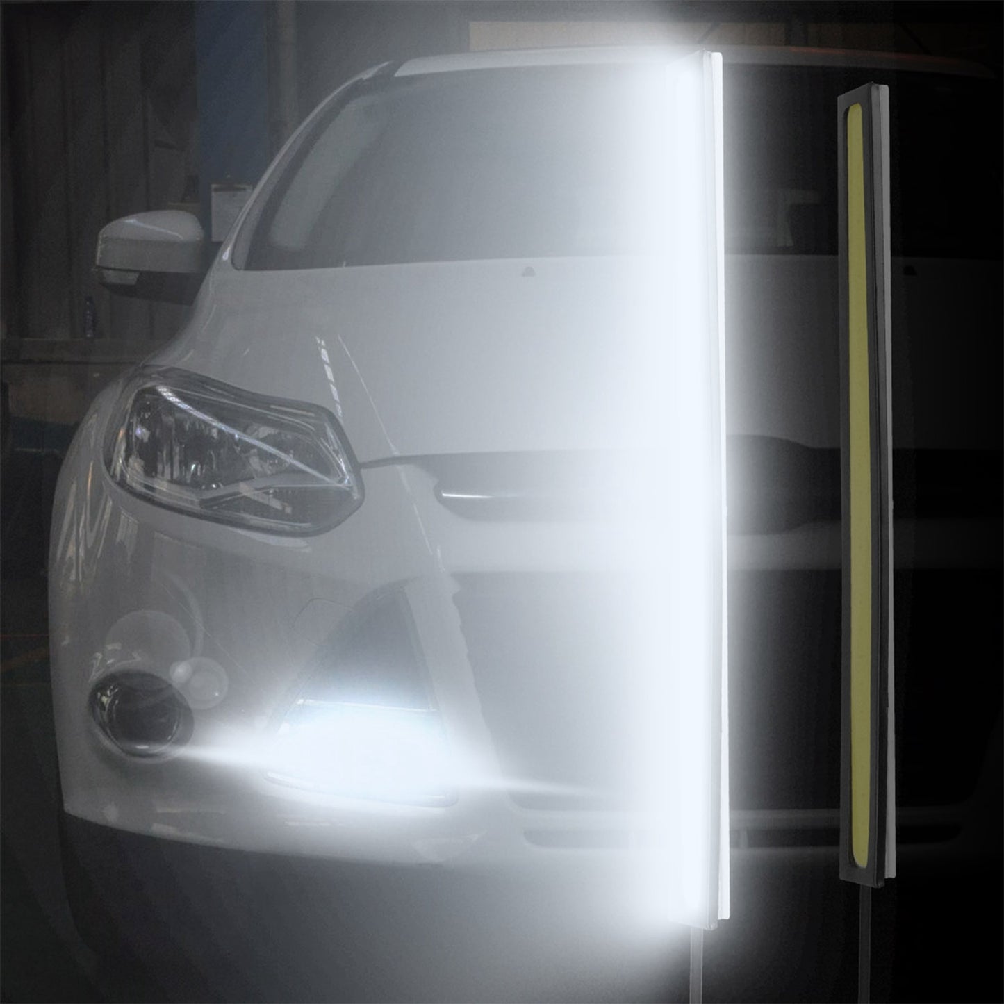 2Pcs LED Daytime Running Lights Car LED COB DRL Fog Lights IP45 Waterproof LED