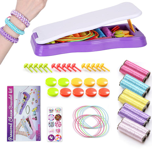 Bracelet Making Kit DIY Arts and Crafts Toys Kids Travel Activity Set Birthday
