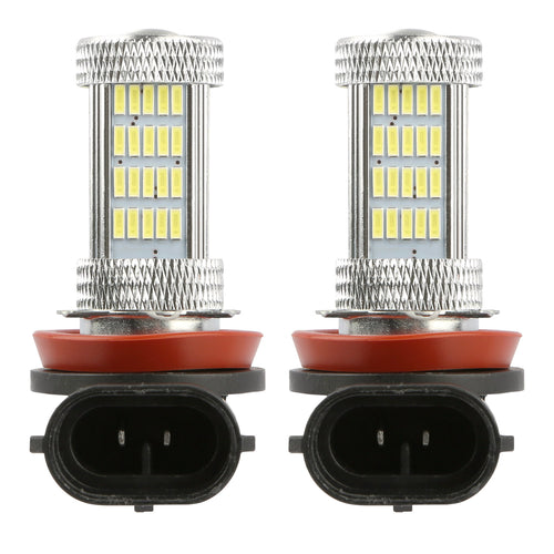 2PCS 800lm H8/H9/ H11 LED Fog DRL Light Bulb IP65 Water-Resistant 360° Beam