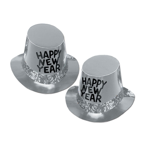 Beistle Platinum Happy New Year Hi-Hat - New Years | Party Supply | Decoration