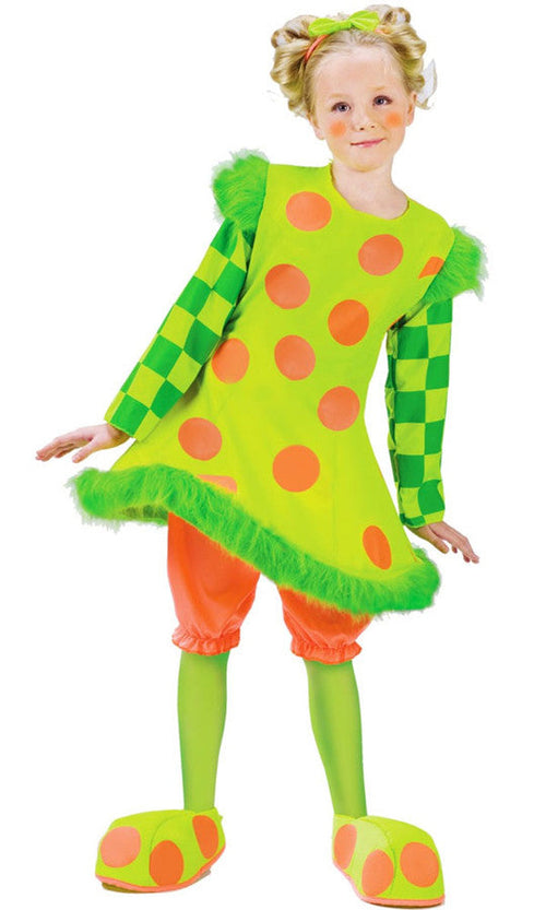 Lolli the Clown Girls Halloween Costume