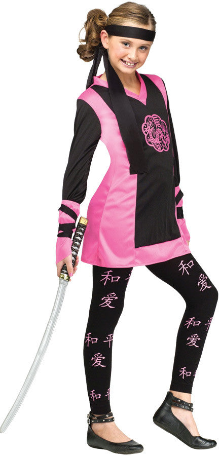 Girls Dragon Ninja Costume