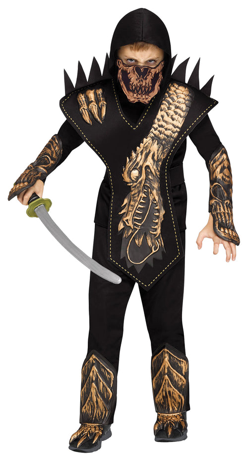 Boys Dragon Skull Ninja Costume