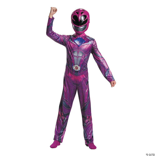 Girls Classic Pink Power Ranger Movie Costume