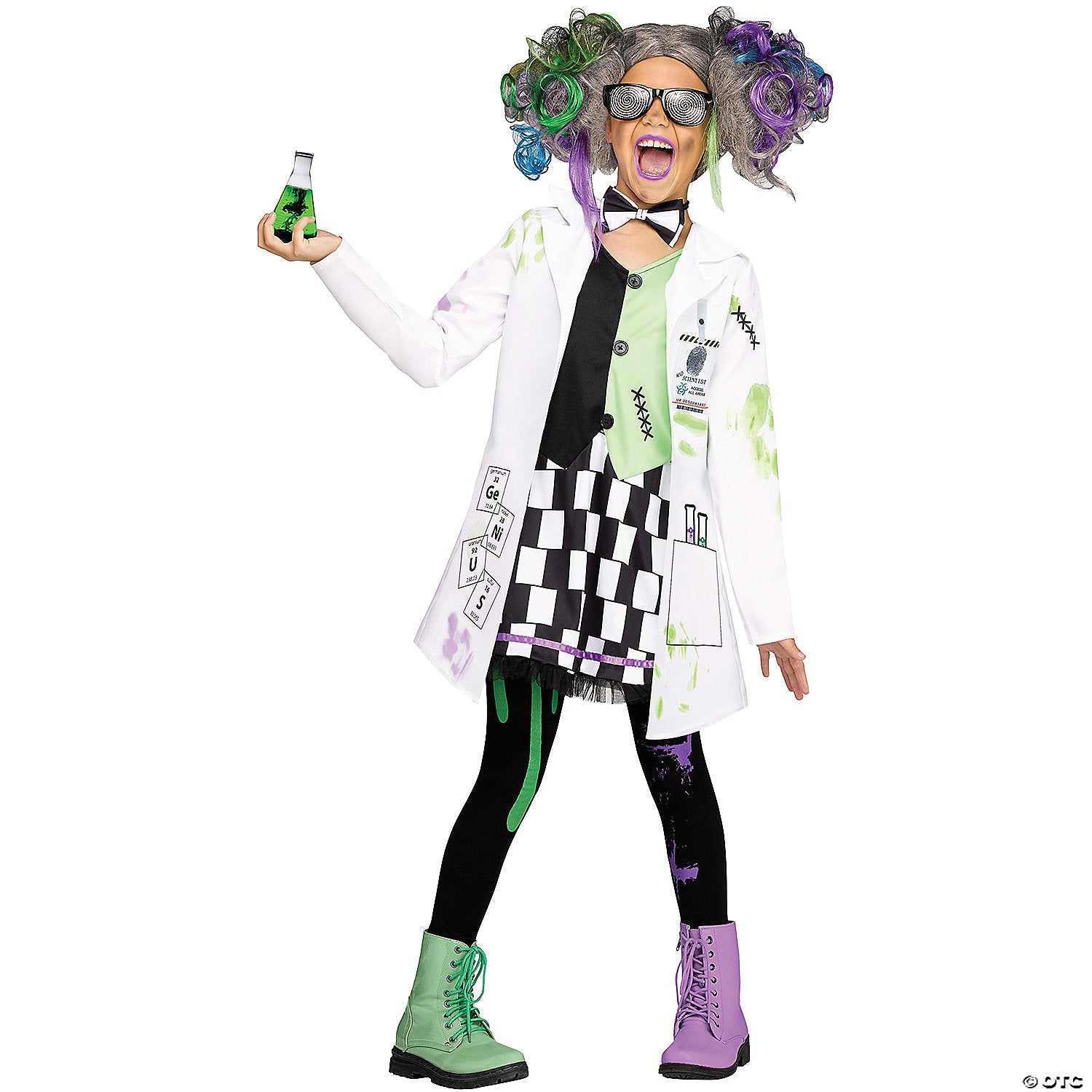 Girls Mad Scientist Costume
