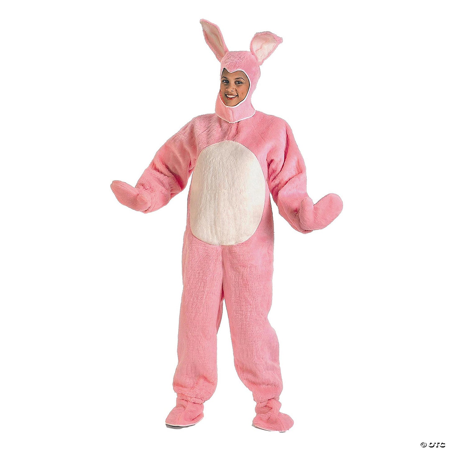 Kid'S Bunny Suit With Hood - Pink