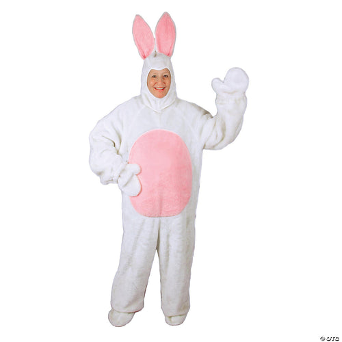 Kid'S Easter Bunny Suit With Hood - White