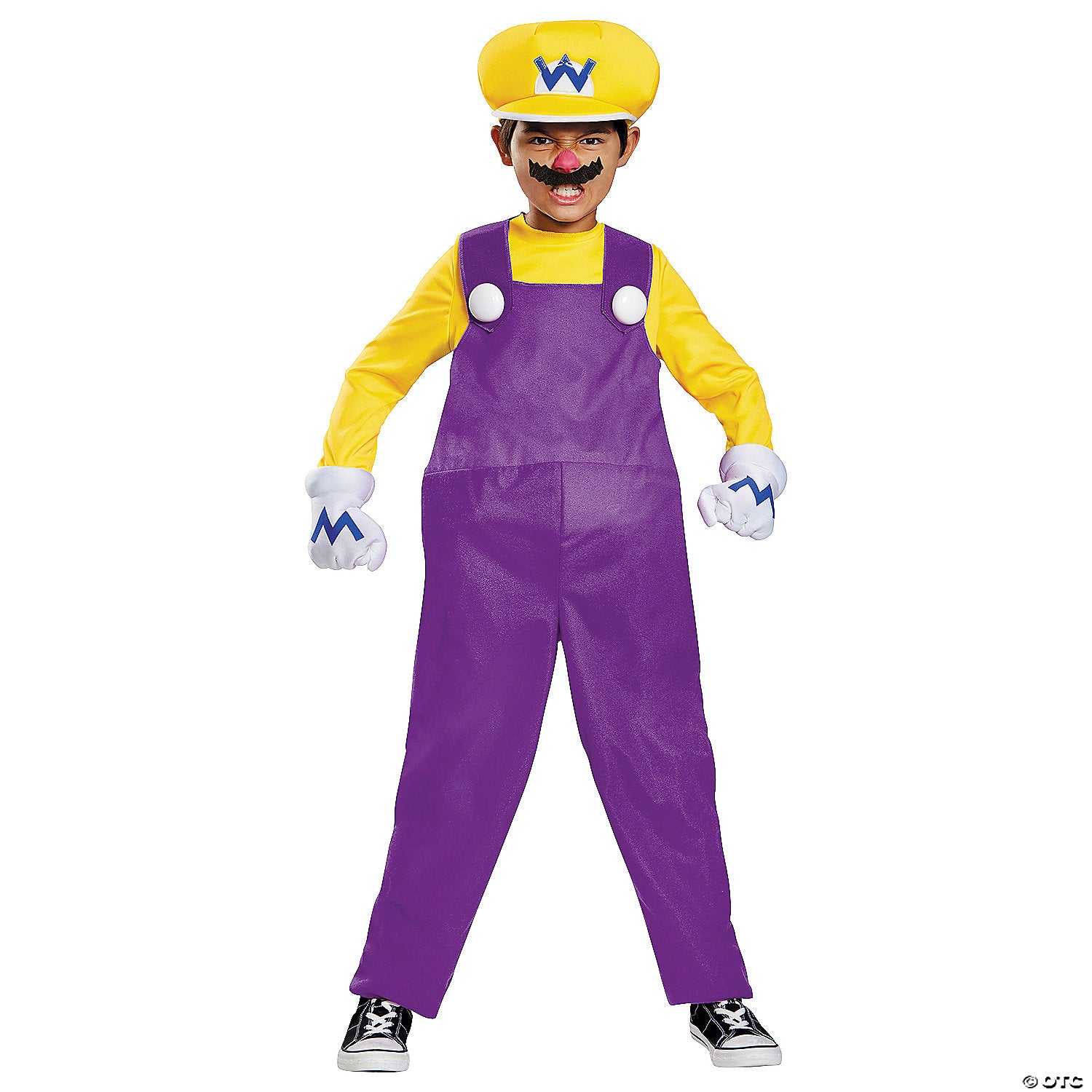 Boys Kids Deluxe Super Mario Bros. Wario Costume