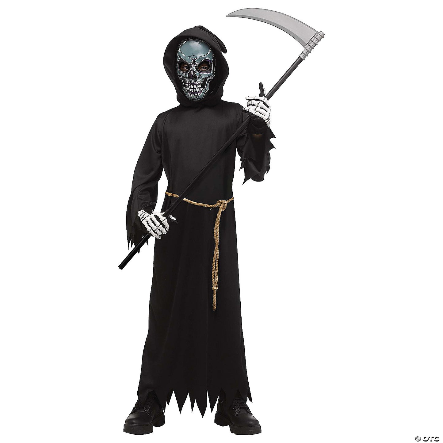 Kids Electro Skull Reaper Costume w/ Light-Up Mask