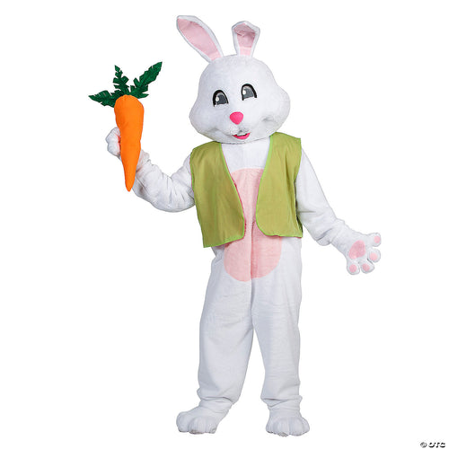 Mens Easter Bunny Costume With Vest & Carrot