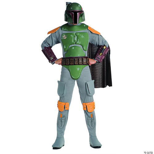 Mens Classic Deluxe Star Wars Boba Fett Costume