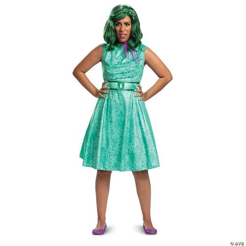 Women Classic Disney/Pixar Inside Out 2 Green Disgust Costume