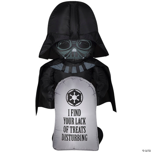 42" Airblown® Stylized Darth Vader W/Tombstone Inflatable Yard Decor