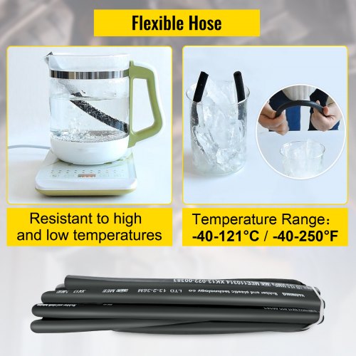 Hydraulic Hose 50 Feet Rubber Hydraulic Hoses with 2 HighTensile Steel Wire
