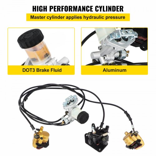 Complete GoKart Brake Master Cylinder Kit KD150BRKIT Go Kart – 60 MM