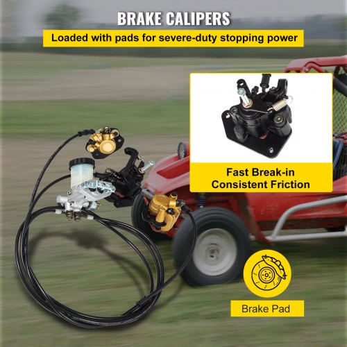 Complete GoKart Brake Master Cylinder Kit KD150BRKIT Go Kart – 60 MM