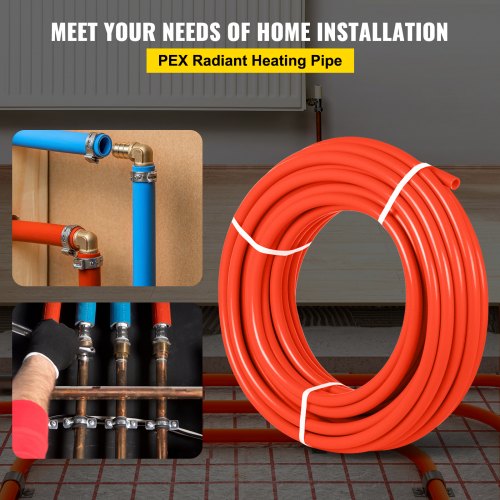 1000Ft PEX Tubing Pipe 12 PEX Tubing Oxygen Barrier Radiant Floor PEX Pipe