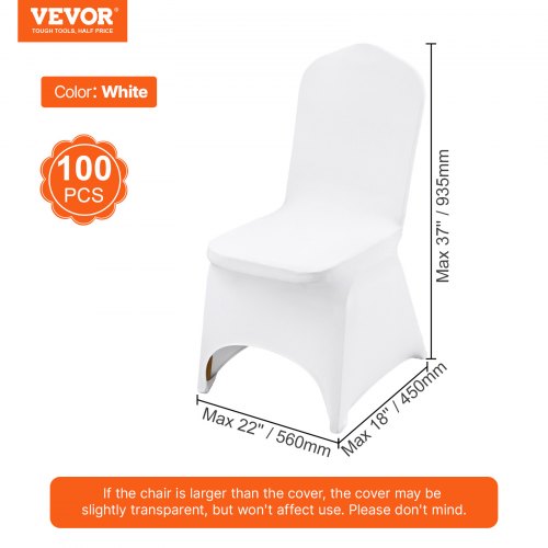 Stretch Spandex Folding Chair Covers Universal Fitted Arched Front Cover