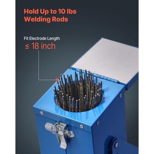 Portable Welding Rod Oven 10LBS Capacity Electrodes Drying Oven 230W 120V