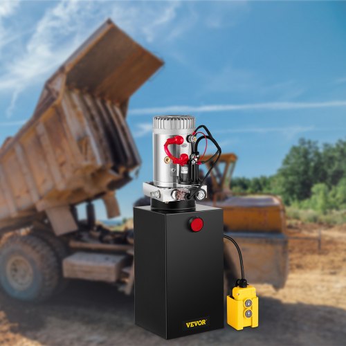 Hydraulic Pump Electric Hydraulic Pump Metal Reservoir 10 Quart Single