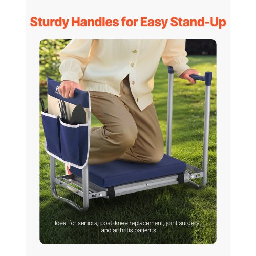 Garden Kneeler and Seat 11 in Wide Thick Kneeling Pad Heavy Duty Garden