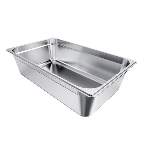 1 Pack Stainless Steam Hotel Pan Full Size Table Steam Pan 6 Inch Deep