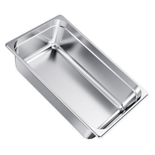1 Pack Stainless Steam Hotel Pan Full Size Table Steam Pan 6 Inch Deep
