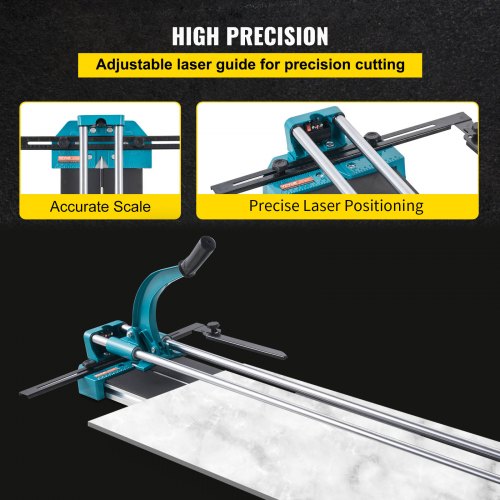 Manual Tile Cutter 481200mm Cutting Machine w Laser Guide for Ceramic