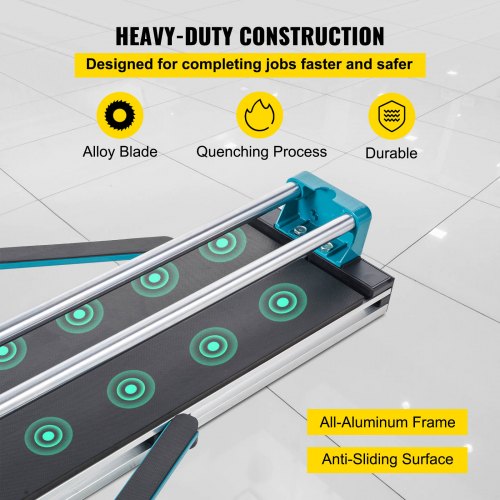Manual Tile Cutter 481200mm Cutting Machine w Laser Guide for Ceramic